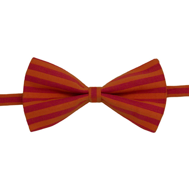 After 8 Pink Striped Bowtie