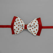 After 8  Red Polka Dot Bowtie