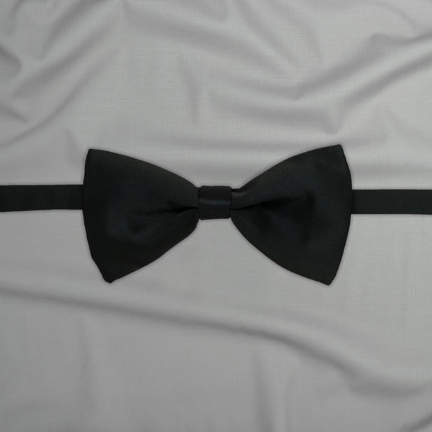 After 8 Black Solid Bowtie