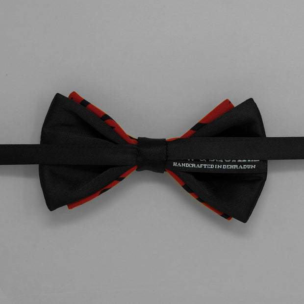 After 8 Red Abstract Bowtie