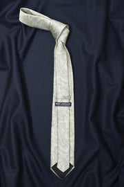 Regal Grey Paisley Necktie