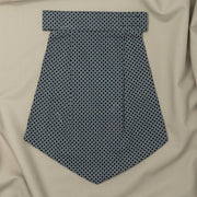 Old School Geometric Blue Cravat