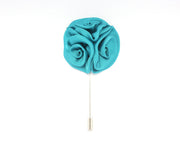 Teal Solid Triune Lapel Pin
