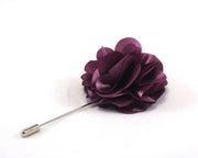 Grape Solid Carnation Lapel Pin