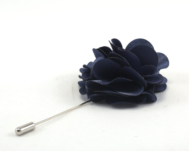 Space Solid Carnation Lapel Pin