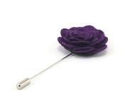 Purple Single Hued Lapel Pin