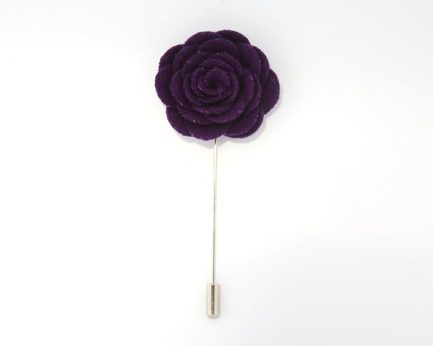 Purple Single Hued Lapel Pin