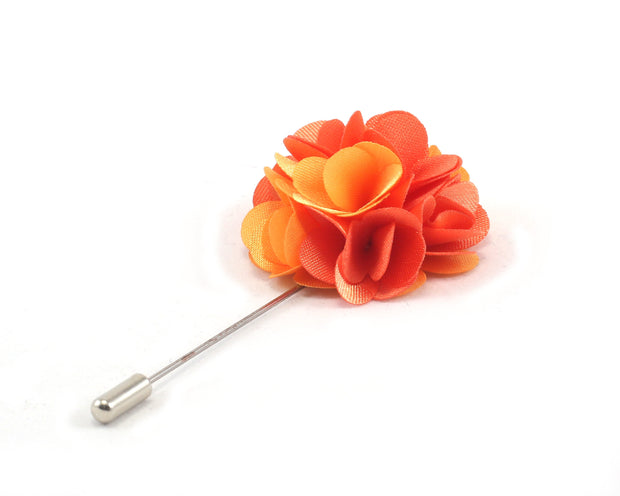 Yellow & Orange  Carnation Lapel Pin