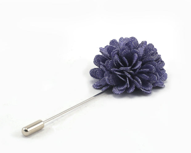 Purple & White Double Hued Lapel Pin