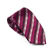 After 8 Pink Striped Necktie