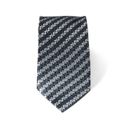After 8 Blue Striped Necktie