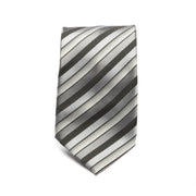After 8 Silver Striped Necktie