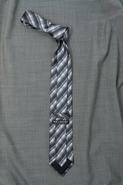 Town Hall Grey Checks Necktie