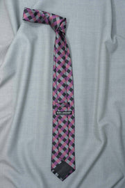 After 8 Pink Checks Necktie