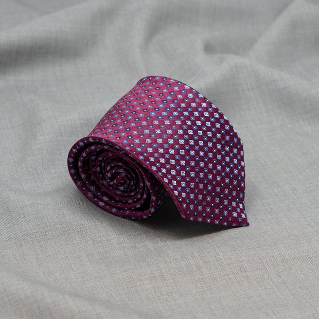 After 8 Pink Geometric Necktie