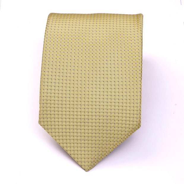 Sun & Sand Yellow Geometric Necktie