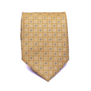 Sun & Sand Yellow Geometric Necktie
