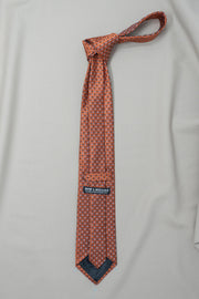 Sun & Sand Orange Geometric Necktie