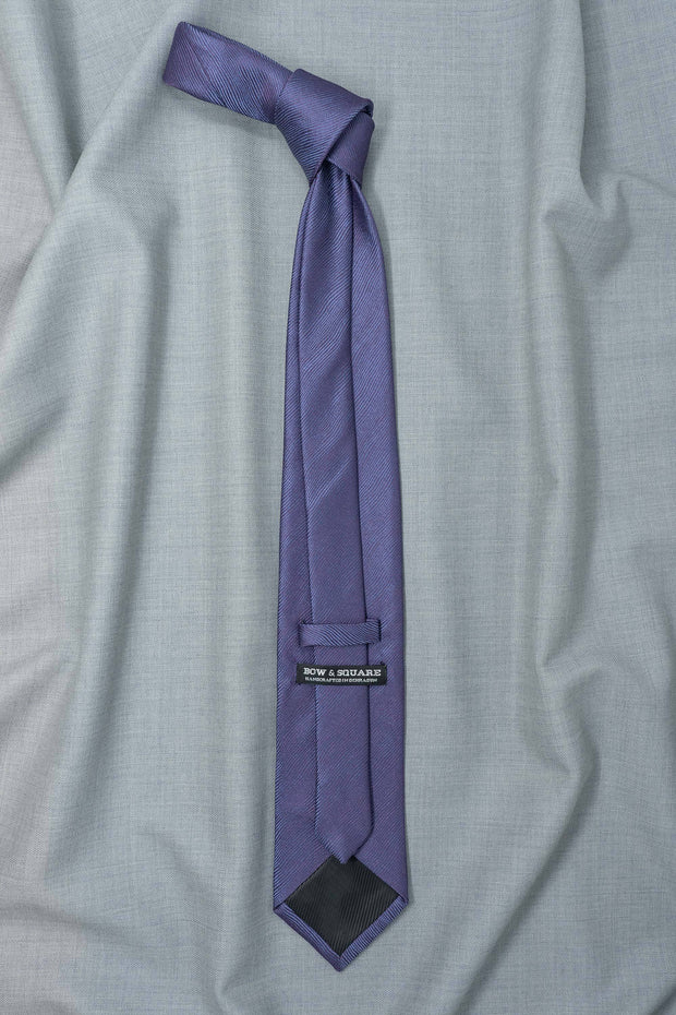 After 8 Purple Striped Necktie