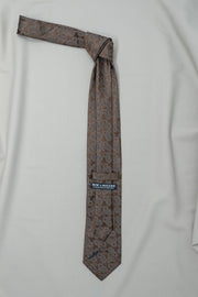 Old School Brown Paisley Necktie
