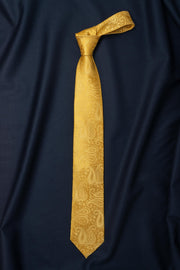 Sun & Sand Yellow Paisley Necktie