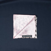 Monochrome Abstract Pink Pocket Square