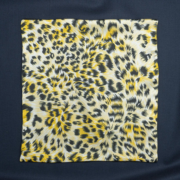 Sun & Sand Abstract Yellow Pocket Square