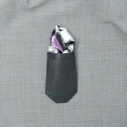 After 8 Abstract Silver Pocket Square
