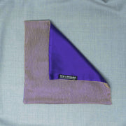 Regal Net Purple Pocket Square
