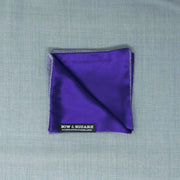 Regal Net Purple Pocket Square