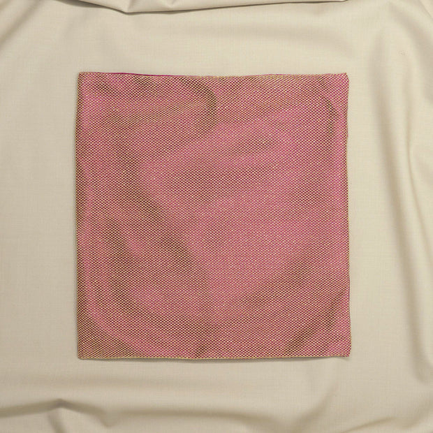 Regal Net Pink Pocket Square