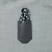 Monochrome  Polka Dot Black Pocket Square