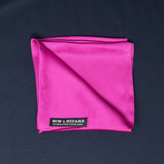 Sun & Sand Solid Pink Pocket Square