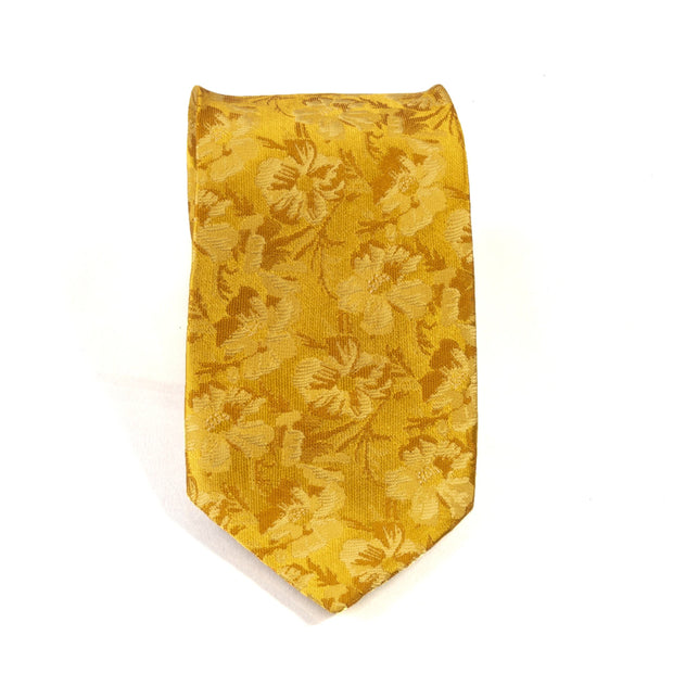 Sun & Sand Yellow Floral Necktie