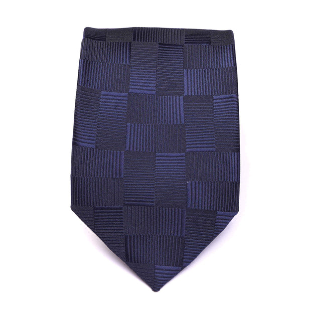 Old School Blue Checks Necktie