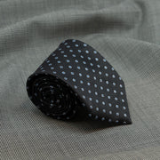 Monochrome Black Polka Dot Necktie